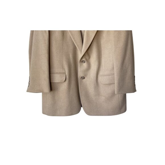 Club Room Mens Camel Hair Sport Coat Blazer 42R  Two Button Preppy Old Money - Picture 3 of 10